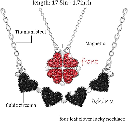 Magic Lucky Four Leaf Clover Necklace