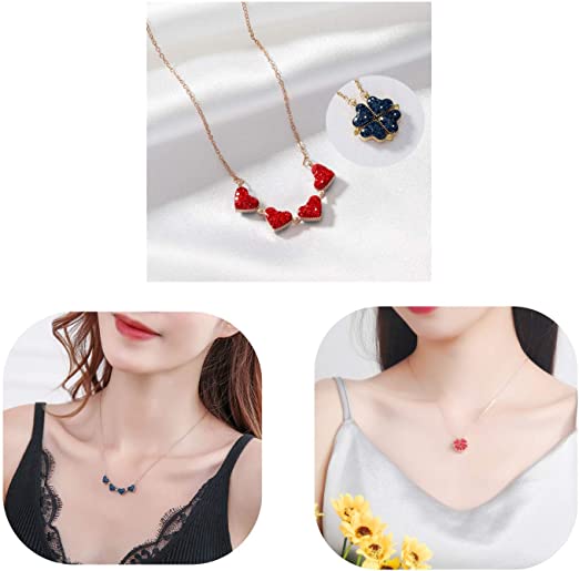 Magic Lucky Four Leaf Clover Necklace