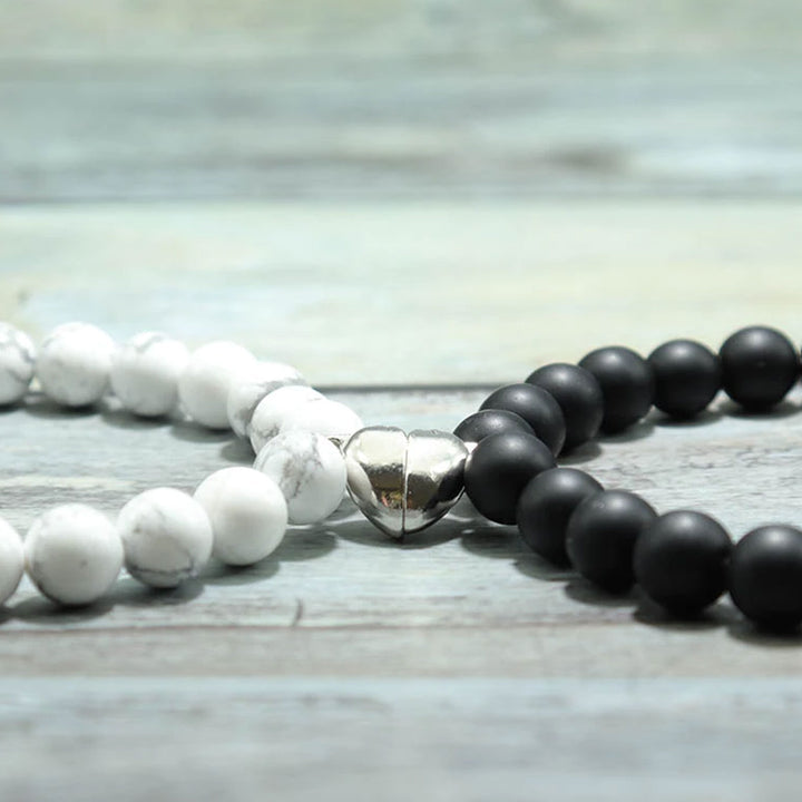 Beads Magnetic Heart Bracelets