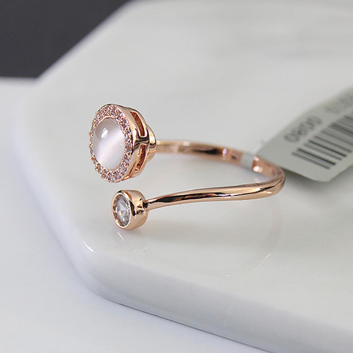 Spinning Fidget Ring in Rose Gold