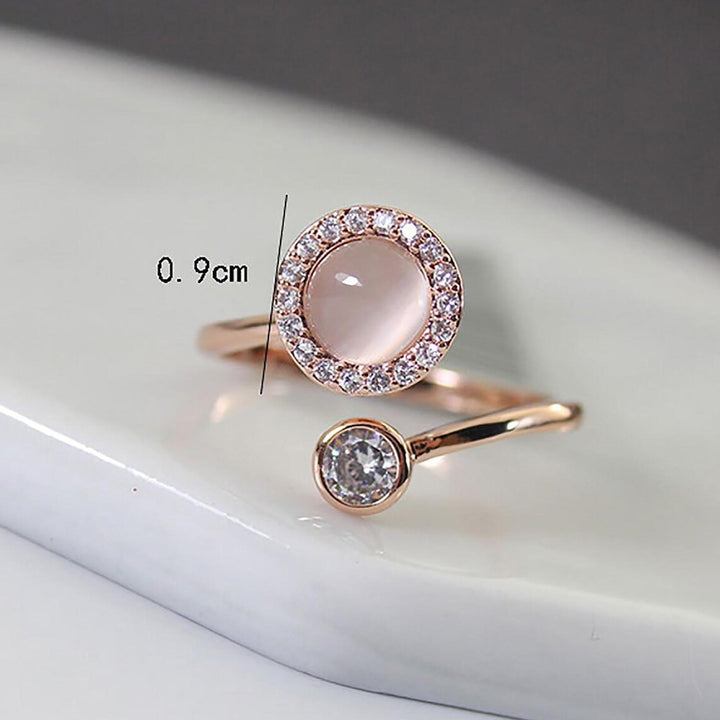 Spinning Fidget Ring in Rose Gold