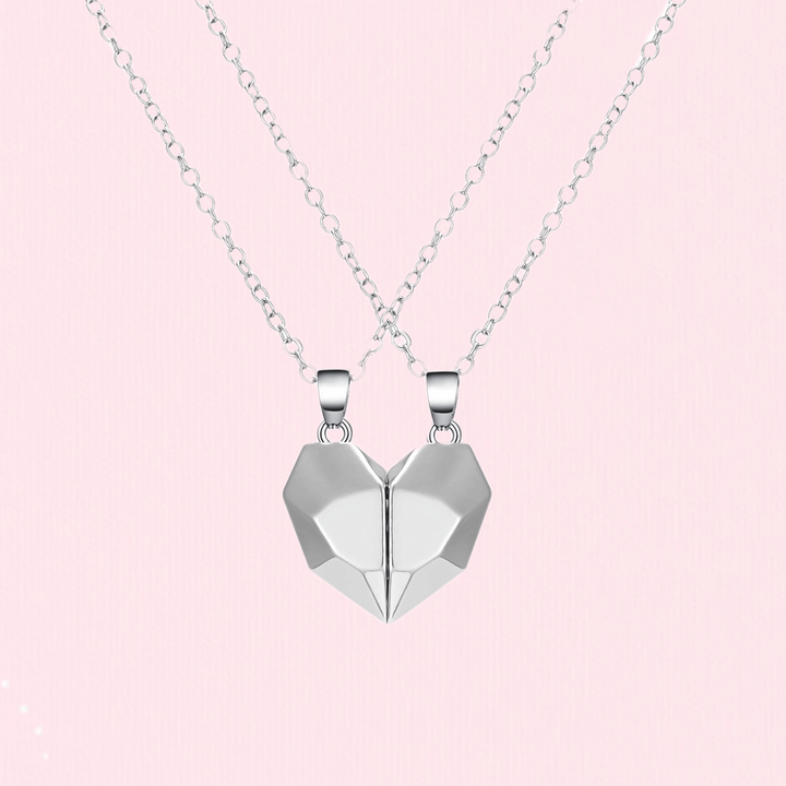 Love Heart Magnetic Couple Necklace