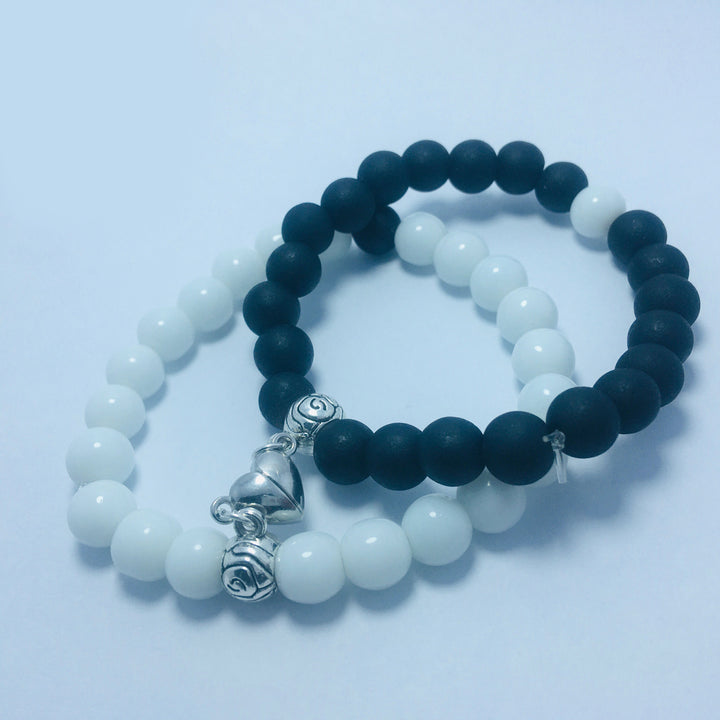 Beads Magnetic Heart Bracelets