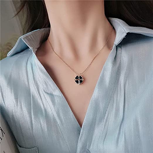 Magic Lucky Four Leaf Clover Necklace