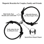 Heart Magnetic Couple Bracelets