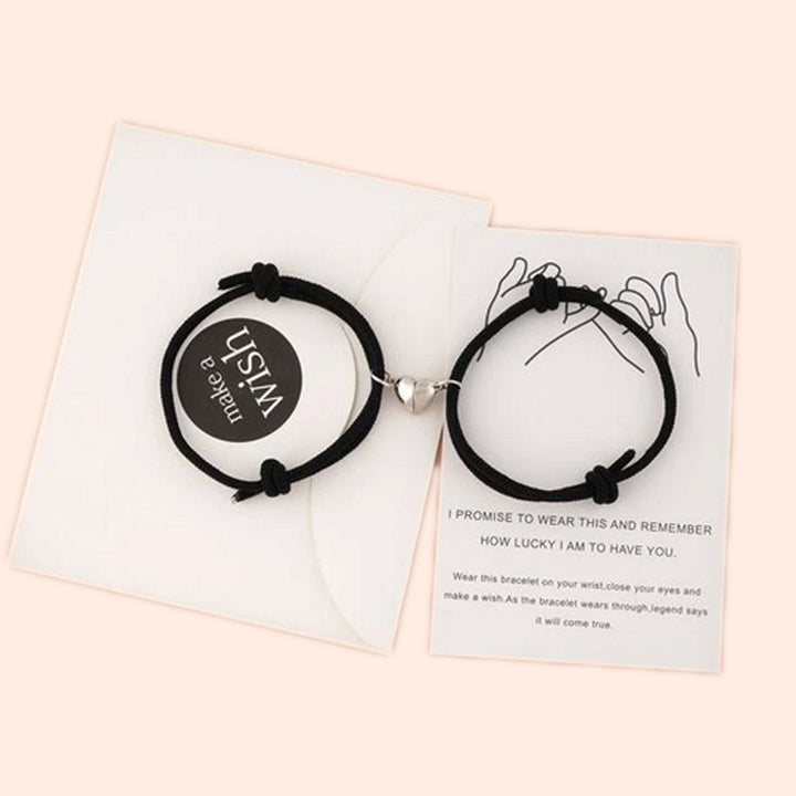 Heart Magnetic Couple Bracelets