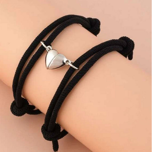 Heart Magnetic Couple Bracelets