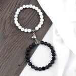 Beads Magnetic Heart Bracelets