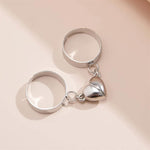 Couple Magnetic Heart Ring