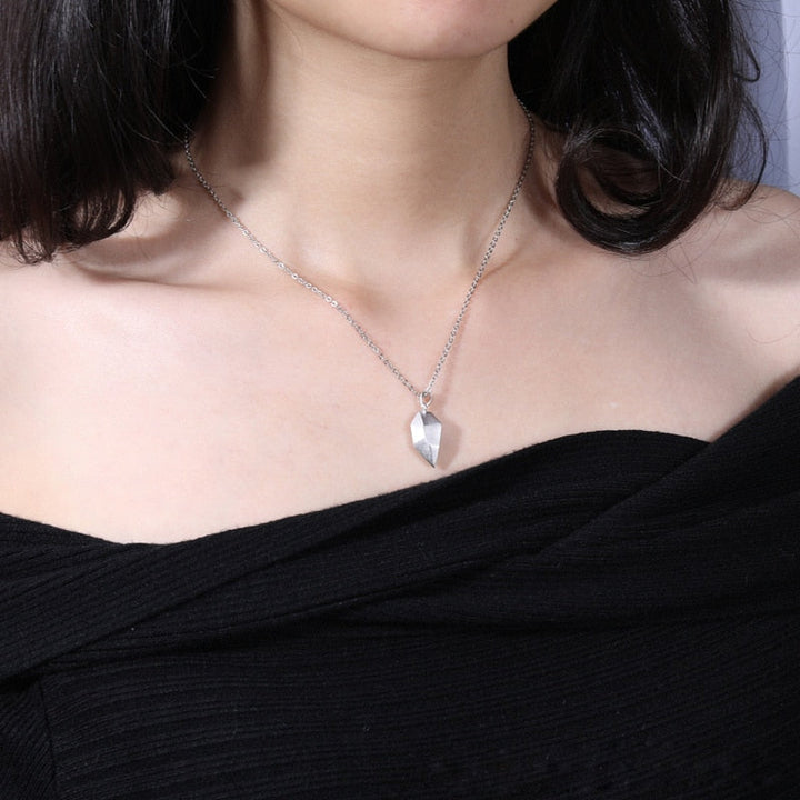Love Heart Magnetic Couple Necklace