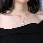 Love Heart Magnetic Couple Necklace