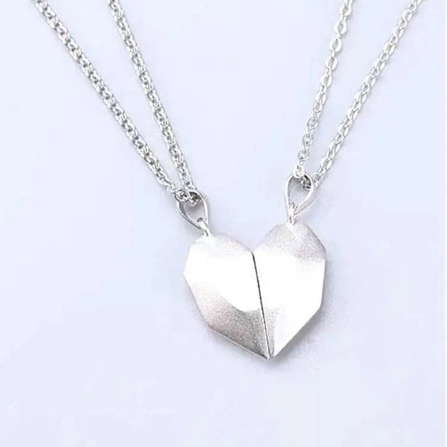 Love Heart Magnetic Couple Necklace
