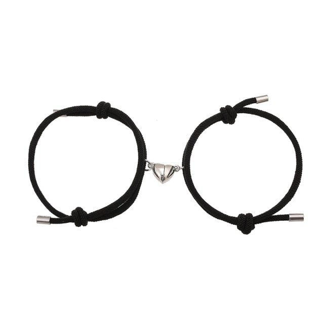 Heart Magnetic Couple Bracelets